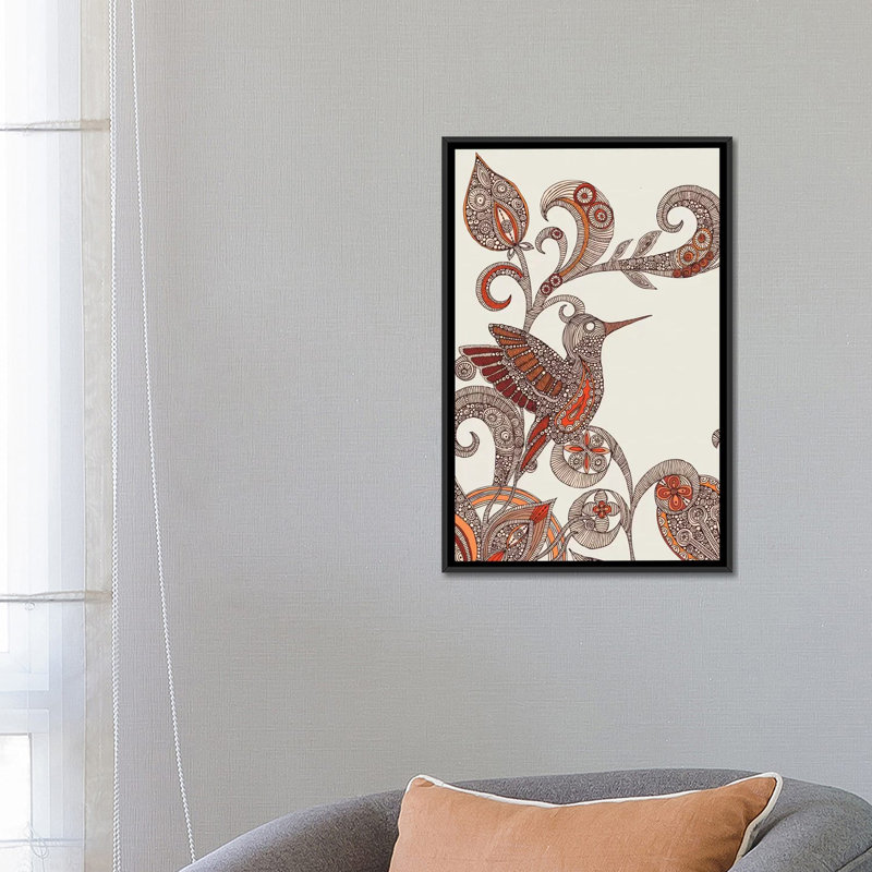«Flying Through Flowers», impression sur toile tendue, H 40 po x l 26 po x P 1,5 po, Toile tendue