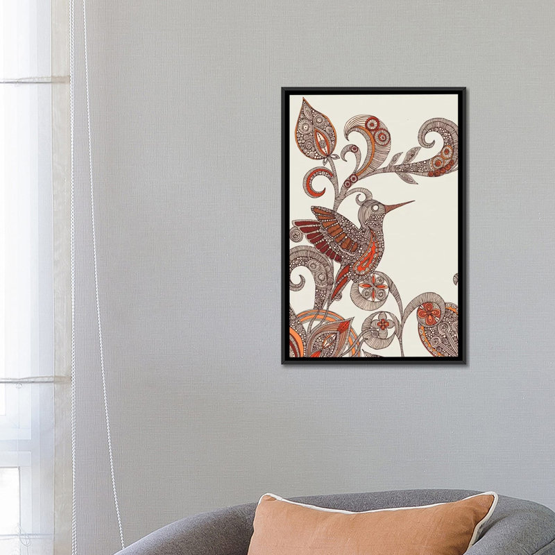 «Flying Through Flowers», impression sur toile tendue, H 40 po x l 26 po x P 1,5 po, Toile tendue