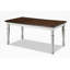 Ensemble de salle à manger extensible en bois massif 7 pièces Giulia-36823213-36823264