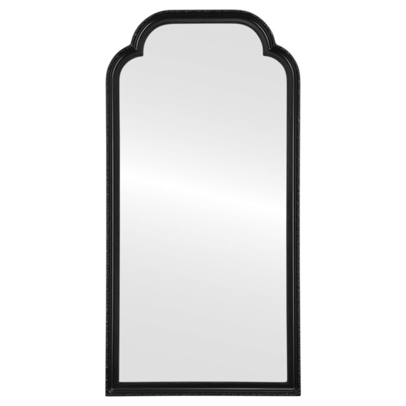 Miroir pleine grandeur Ashlund, Noir mat