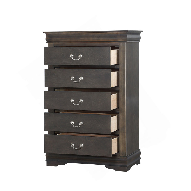 Louis Philippe Dark Gray Chest, Dark Gray