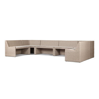 Senna Outdoor U-Shape Dining Banquette