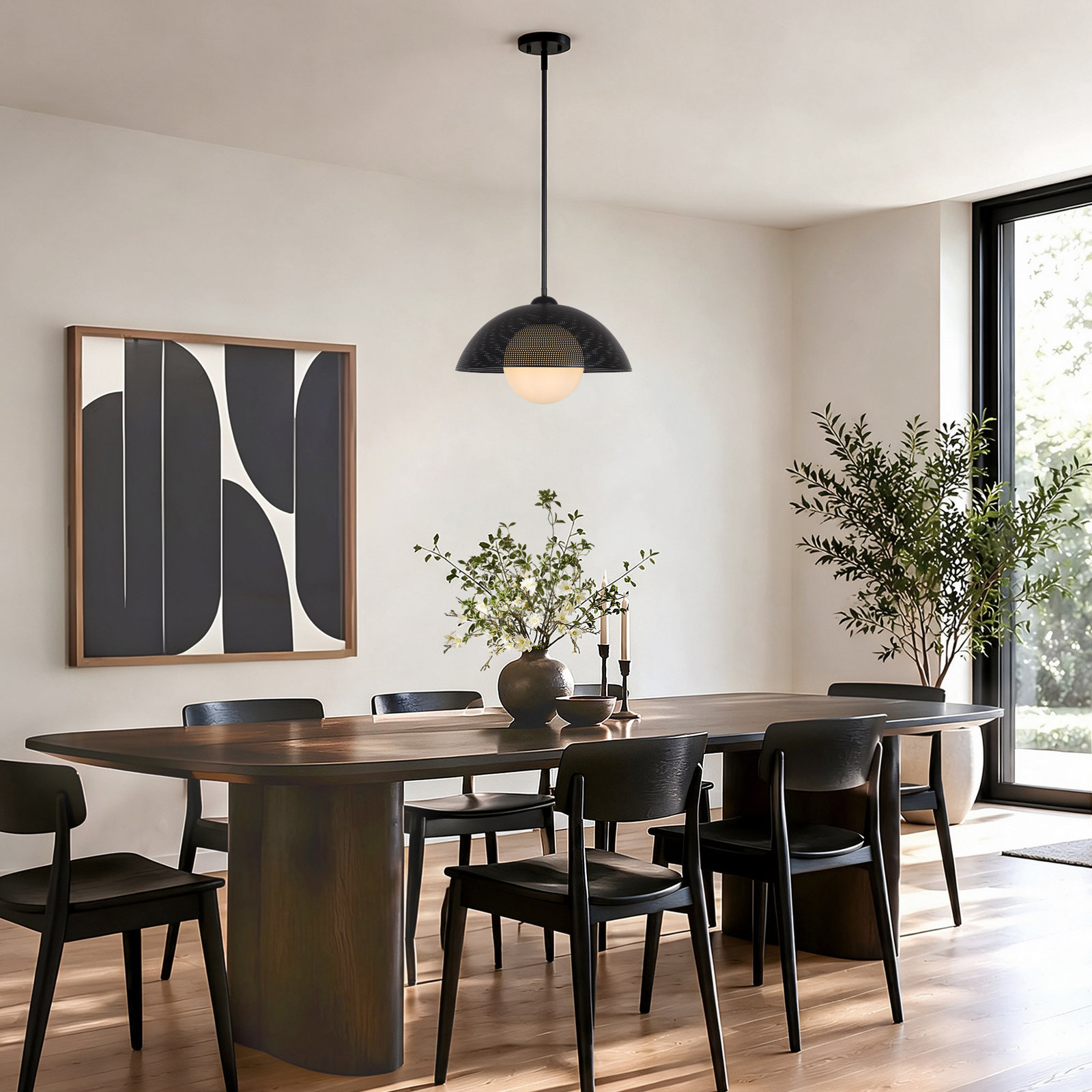 1-Light Dimmable Single Pendant
