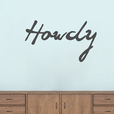 Décalcomanie murale howdy