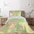 Farmhouse / Country Polyester Floral Coverlet