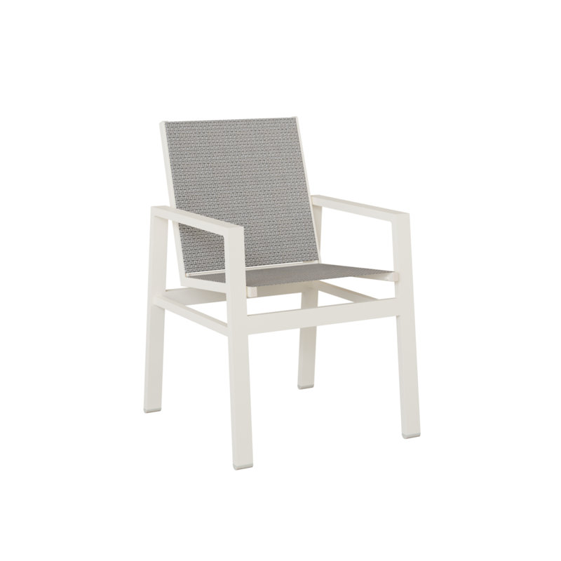 Chaise berçante Vida de Berlin Gardens, Corbeau Jazzy, Blanc mat