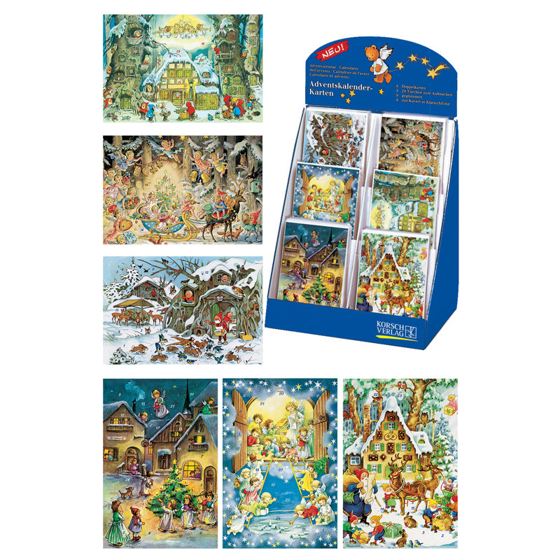 Raci Assorted Advent Cards with Box