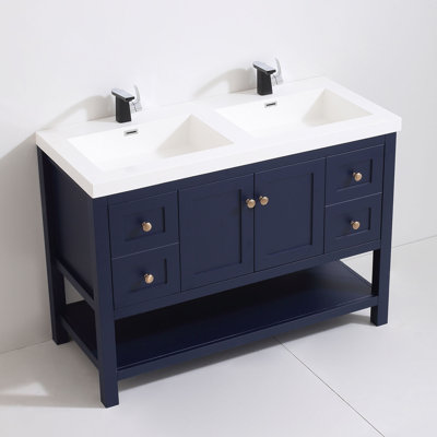Ensemble de meuble-lavabo double 49 po Mclamb