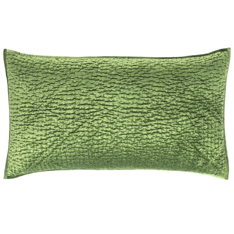 Parisienne Velvet Evergreen Quilted Sham, King