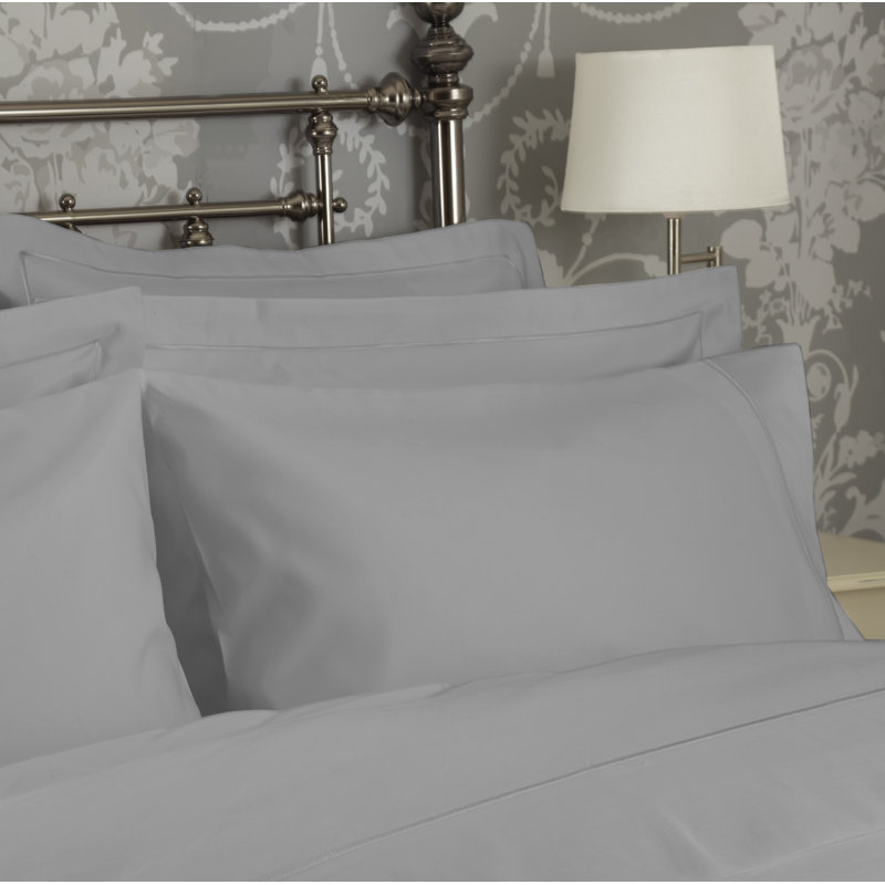 Hotel Suite Collection 100% Cotton Pillowcase, Platinum