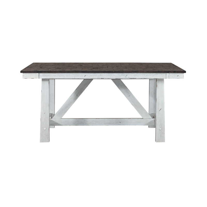 Scholten Trestle Dining Table w/ Two 18" Leaves