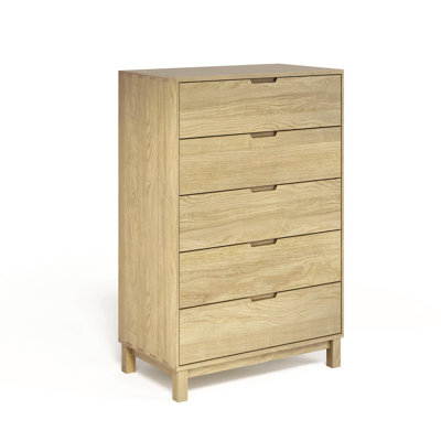 Oslo 5 - Drawer Solid Wood Dresser