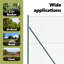 Vidaxl Welded Wire Fence With 7 Posts Steel-114858599-114858619