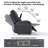 3-Piece Modern And Overstuffed Chenille Power Reclining Living Room Set