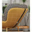 Chaise berçante moderne rembourrée