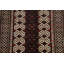 Tapis brun / ivoire en laine noué à la main de conception unique 2 pi 7 po x 3 pi 7 po Roethke