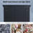 Metal Outdoor Garbage Bin Shed For 2 Trash Cans Black With Sloped Roof，stainless Galvanized Steel
