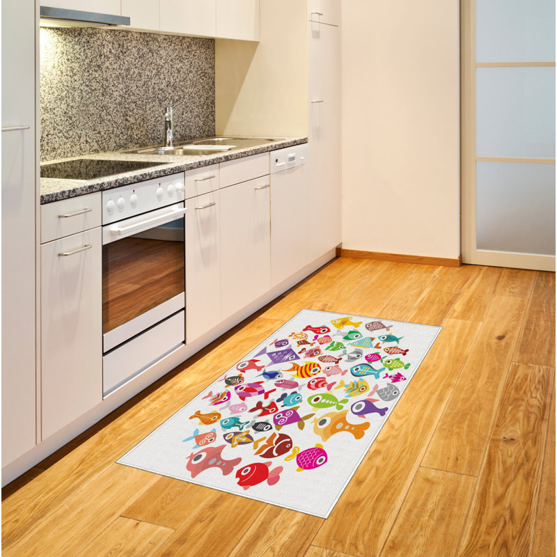 Cartoon High Density Long Fiber Poly Threads Decorative Area Rug Carpet, Rectangle 2'7" x 5'