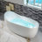 71" x 31-1/2" Whirlpool and Air Bath Heated Soaking Combination Tub