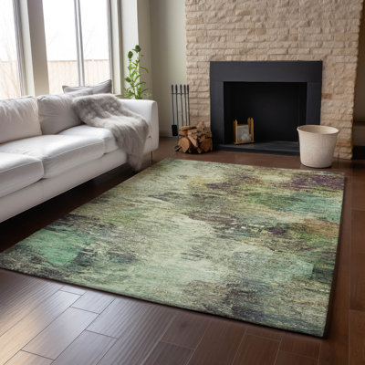 Premium Machine Washable Cerrito AMF592 Beige Rug