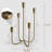 5-Candle Cast Iron Metal Candelabra Candlestick Holders