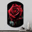Art mural asymétrique rouge en forme de cylindre rose-110483934