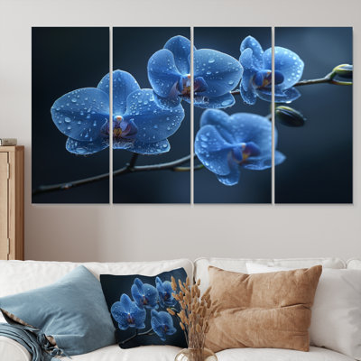 Rousey - ensemble d'art mural orchidées