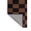 Tapis damier noir lavable à la machine-421329306