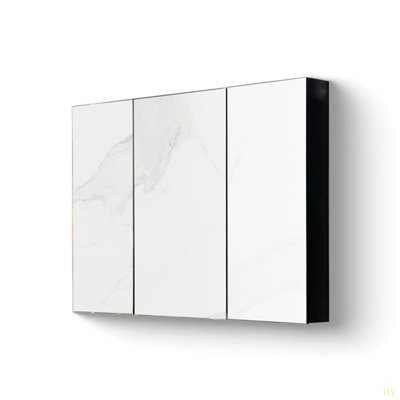 Armoire à pharmacie 39 po x 28 po avec miroir et fixation murale