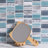 Initial Cuboid 11.82 in. x 11.82 in. Geometric Glossy Glass Mosaic Tile-40611750