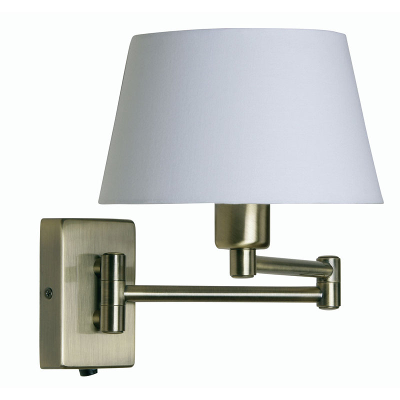 Citronelle Swing Arm Sconce, Antique Brass