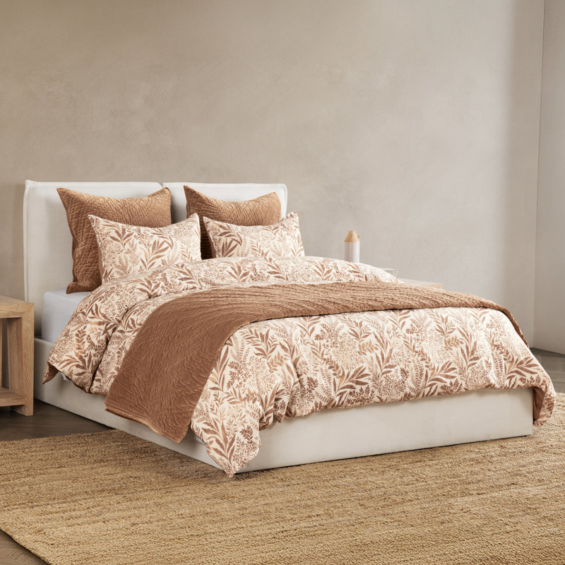 Mulberry Duvet Cover Set, Chestnut Brown, King