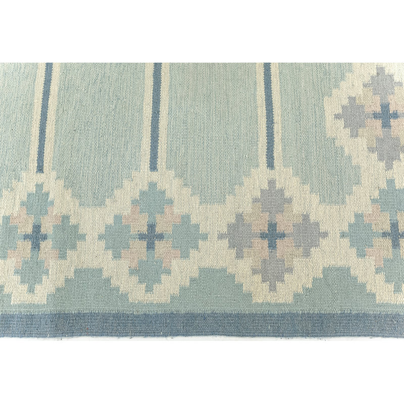 Vintage One-of-a-Kind Rectangle 4'6" X 6'4" Hand Knotted Area Rug
