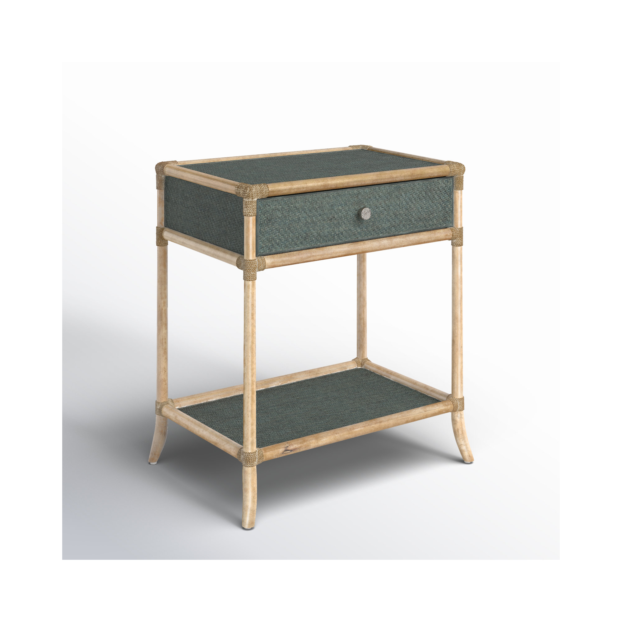 Retreat 1 - Drawer Nightstand, Dune/Blue