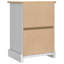 45cm W Solid Wood Bedside Table