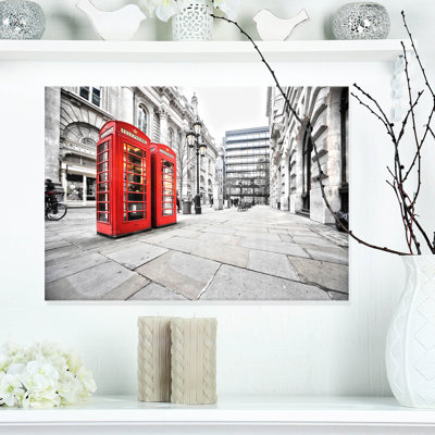 " Phone Booths On Street "
