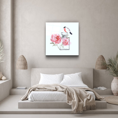 Superbe peinture décorative en verre trempé de 19,7 po x 19,7 po | 100% verre trempé, épaisseur: 0,16 pouce | Impression UV pour des couleurs éclatantes | Parfait pour la décoration intérieure, le salon ou le bureau