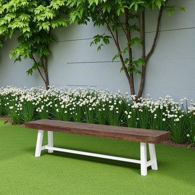 Minimaliste portatif Le banc de salle à manger offre une durabilité rassurante et un look raffiné à votre maison