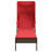 Ebern Designs Sun Lounger With Canopy And Table Brown Poly Rattan-47372379