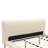 Elliot Mid-Century Modern Chunky Headboard Upholstered Platform Bed with Solid Rubberwood Legs-601235930