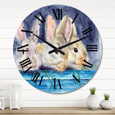 Très grande horloge murale Millie-Beth