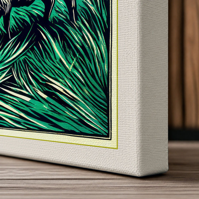 Polar Bear Arctic Seascape Coastal - Print, 24x16 - 61.0 x 40.6 cm, Cream Border