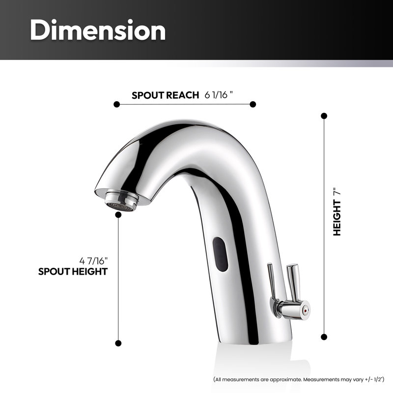Single-Hole Single-handle Bathroom Faucet, Polished Chrome Finish