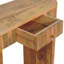 Console droite en bois massif Soba