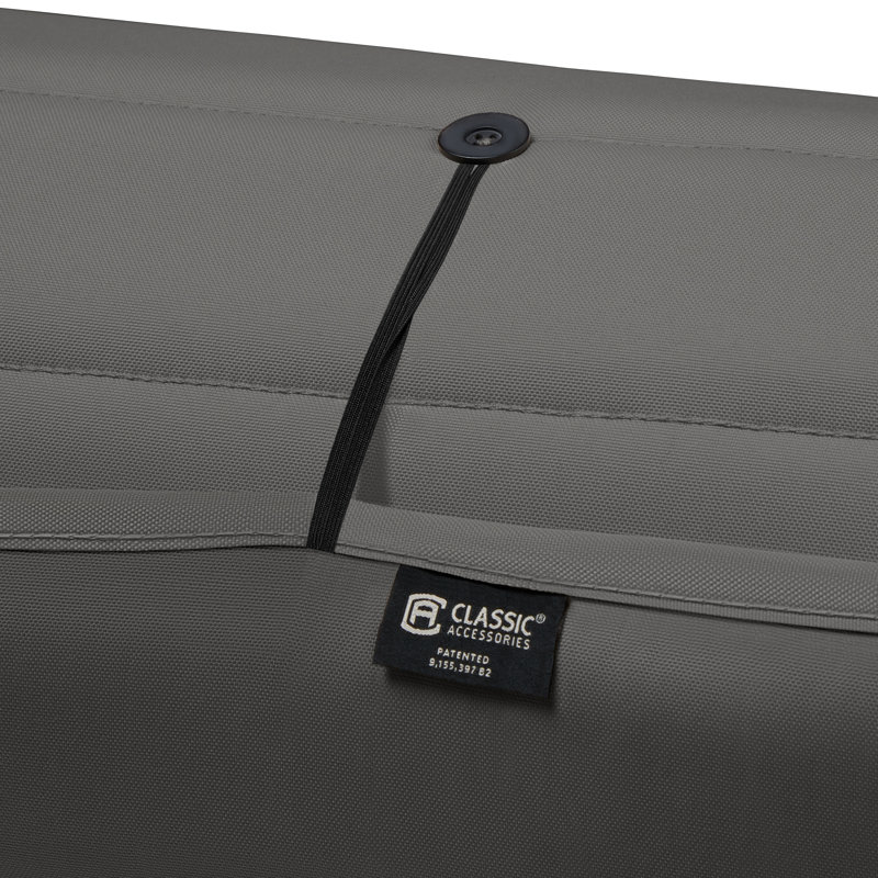 Outdoor Chaise Lounge Cushion, Light Charcoal, 72" L x 21" W