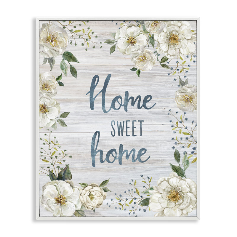 Art giclée encadrée Sweet Home par Carol Robinson, H 20 po x l 16 po, Estampe numérique encadrée blanc bord de mer