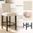 Sauhal Solid Wood 25'' Counter Stool-2130831727
