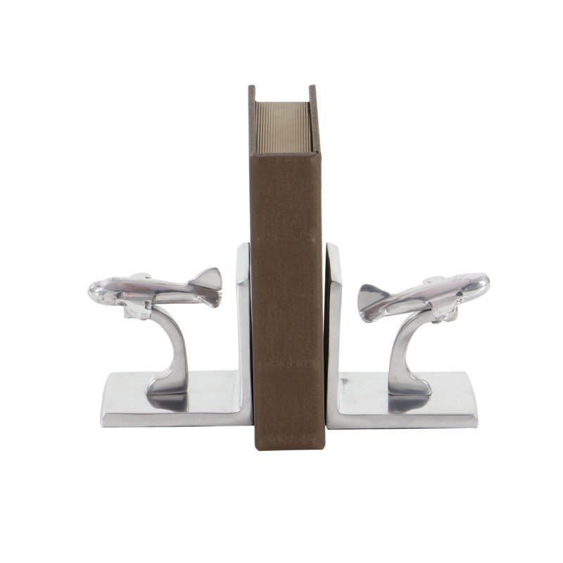 Ensemble de serre-livres en aluminium et aluminium