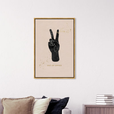 «Out of Office» par Oliver Gal, reproduction d'art graphique sur toile