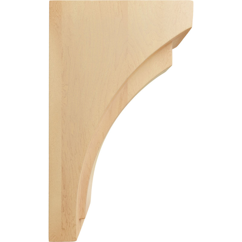 Corbeau en bois Felix, H 6 po x l 2,5 po x P 3,75 po, Chêne rouge